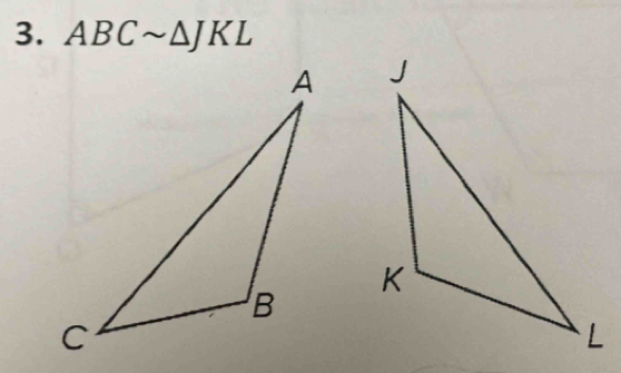 ABCsim △ JKL