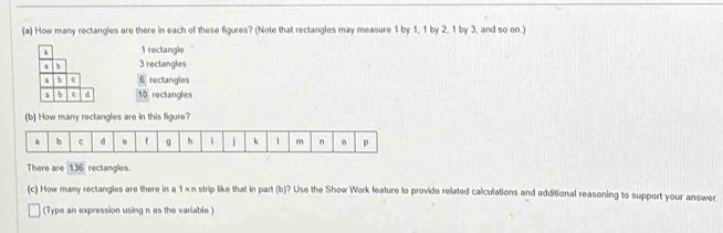 Solved: How many rectangles are there in each of these figures? (Note ...