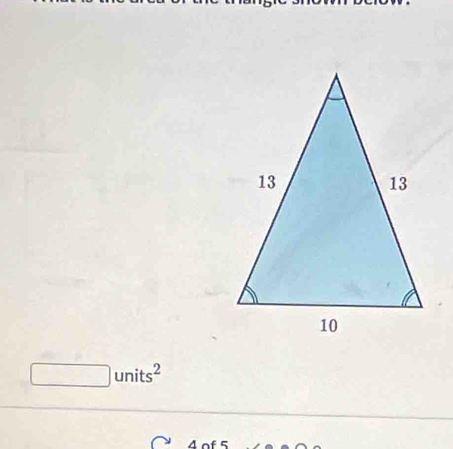 units^2
4 of 5