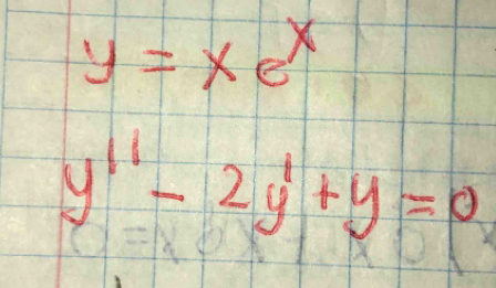 y=xe^x
y^(11)-2y+y=0