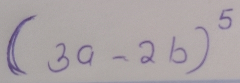 (3a-2b)^5