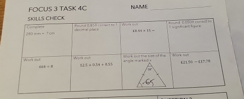 FOCUS 3 TASK 4C NAME_