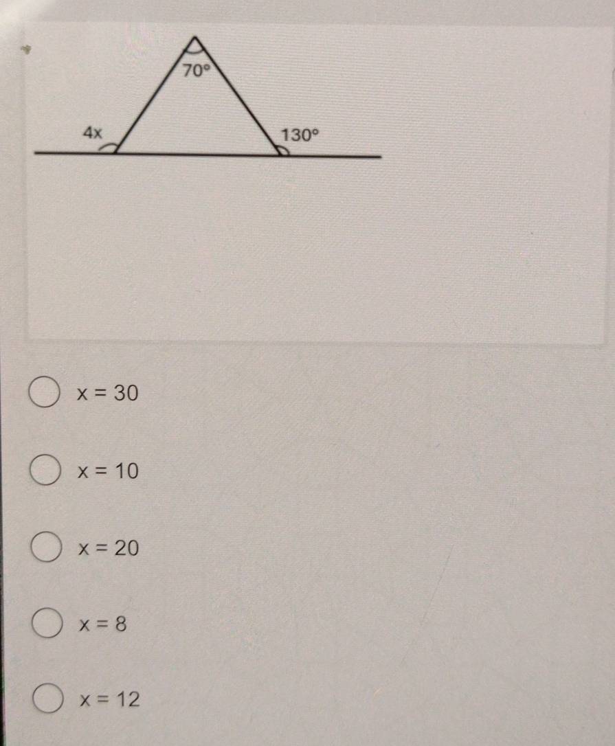 x=30
x=10
x=20
x=8
x=12