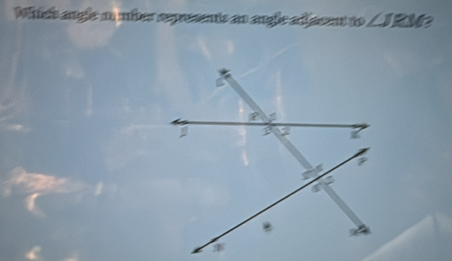 Wites angle a ubes represents ao angle affaeent to ∠ JRM