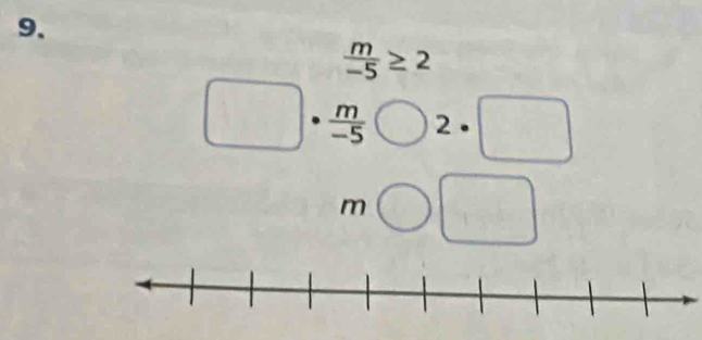  m/-5 ≥ 2
□ . ·  m/-5  2
m