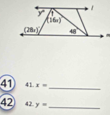 41 41. x=
42 42.y= _