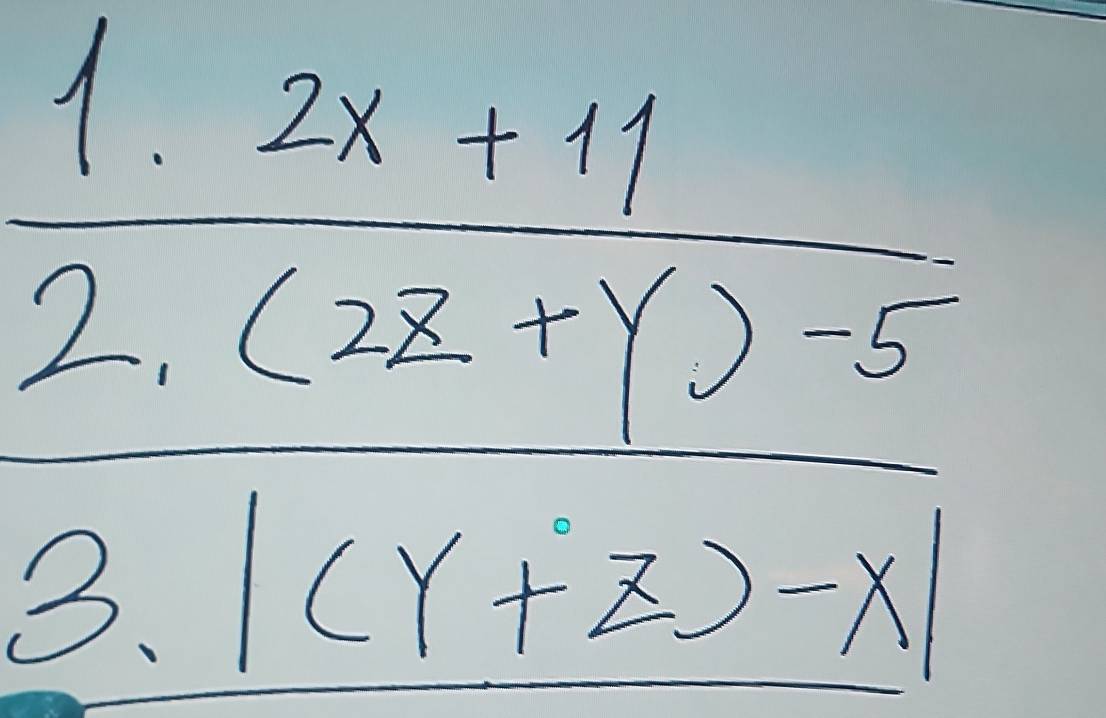  1/2 -frac 2x-11frac 2x^1x)-3