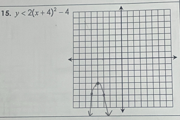 y<2(x+4)^2-4