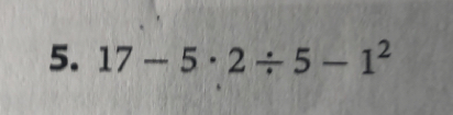 17-5· 2/ 5-1^2