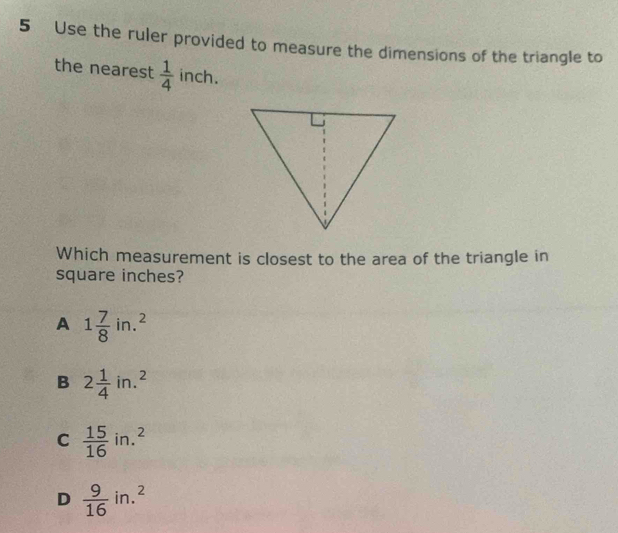 Solved: Use the ruler provided to measure the dimensions of the ...