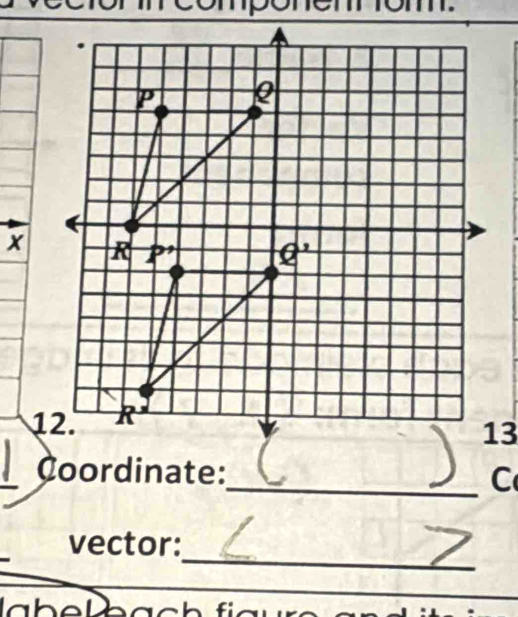 orcomponem nom.
Çoordinate:_ 
_
vector: