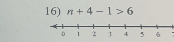 n+4-1>6