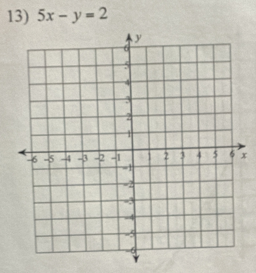 5x-y=2
x