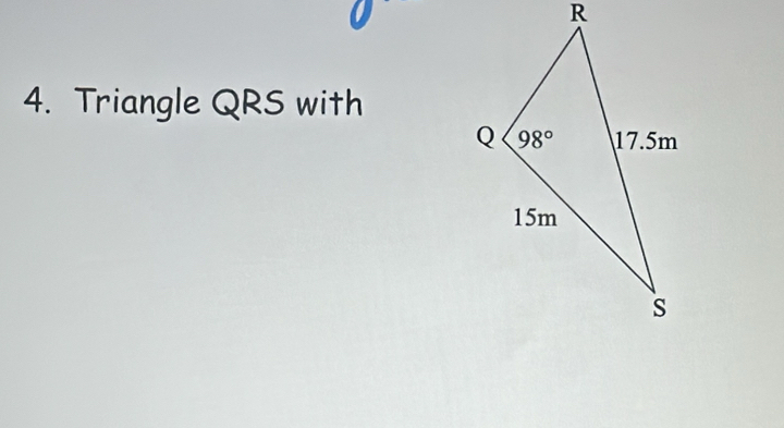 Triangle QRS with