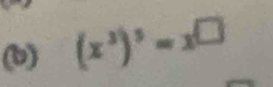 (x^3)^5=x^(□)