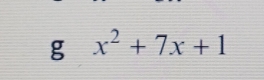 x^2+7x+1