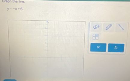 Graph the line.
y=-x+6
×