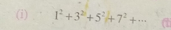 1^2+3^2+5^2+7^2+·s