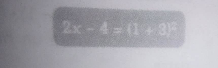 2x-4=□^2