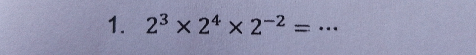 2^3* 2^4* 2^(-2)= _