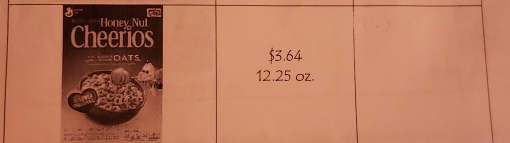 — 
Honey Nut 
Cheerios 
WOATS $3.64
12.25 oz.