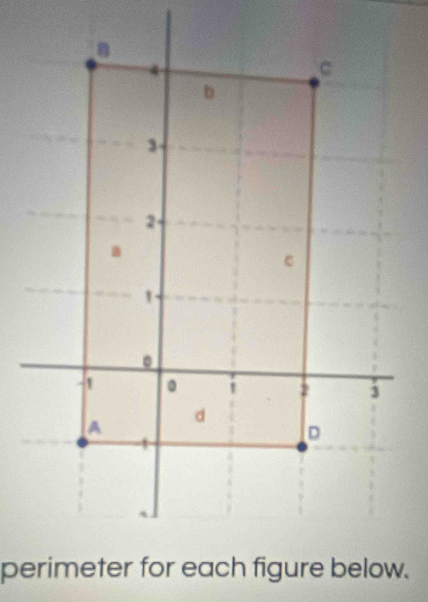 3
2
a 
c
1
。
-1
。 1
2
j 
d 
A 
1 
D 
perimeter for each figure below.