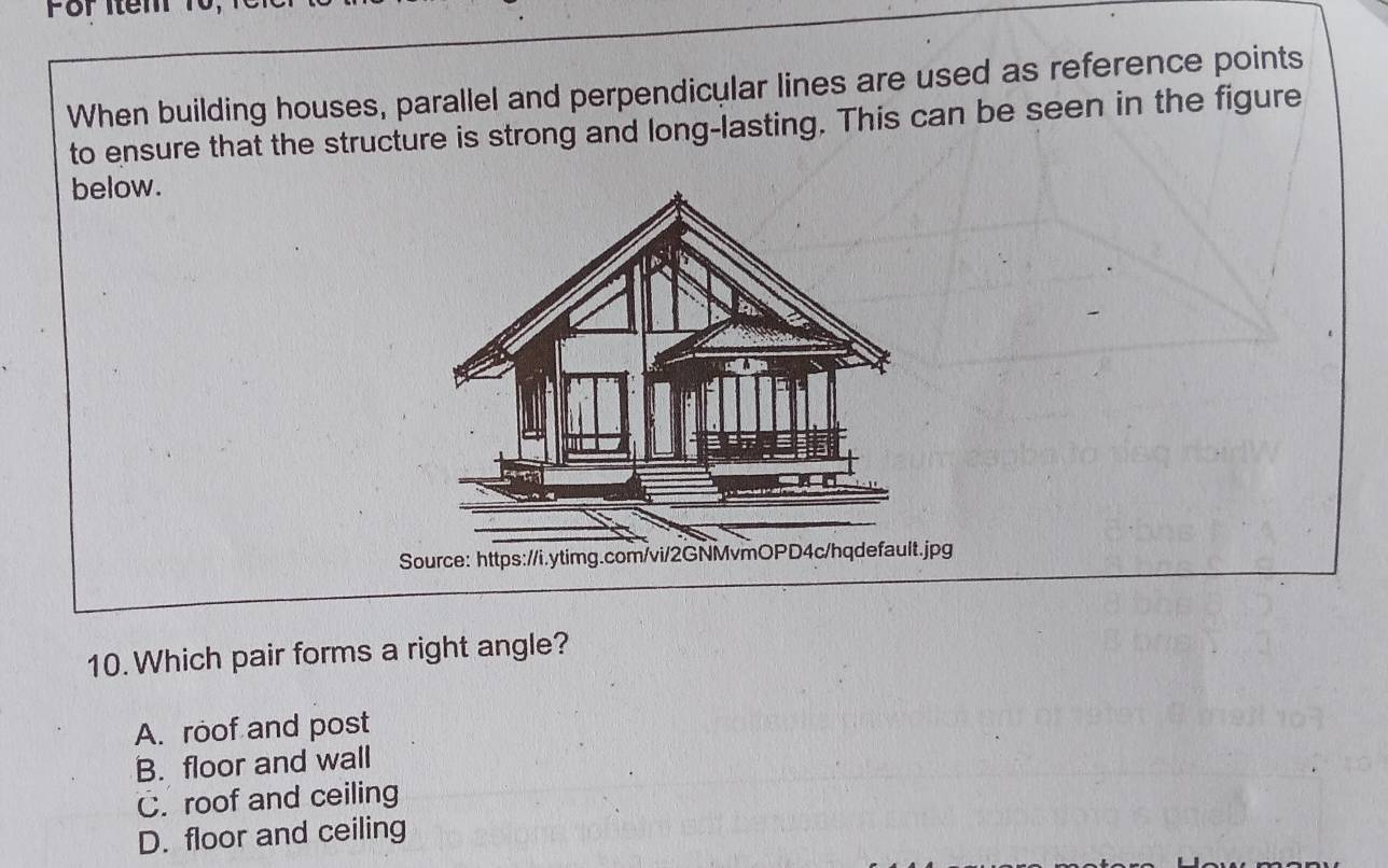 Solved: When building houses, parallel and perpendicular lines are used ...