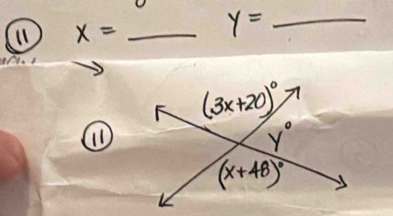 11 x= _
y= [2x-1)(2x+1) _