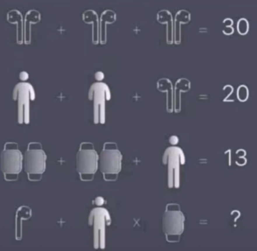 □ f+□ f+□ f=30
□^2+□^2+□^2=20
33+33+j=13
f+1+P* 3= ?