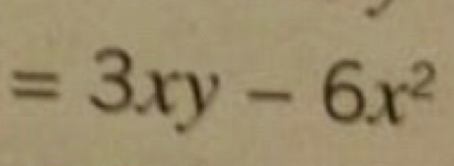 =3xy-6x^2