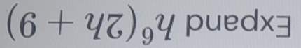 (6+47)_9u ) dx=