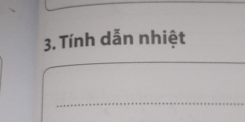 Tính dẫn nhiệt