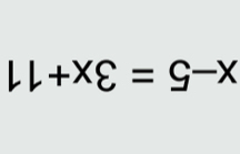 x-5=3x+11