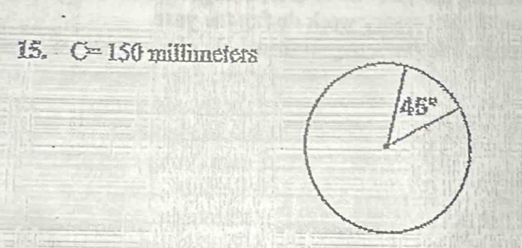 C=150 millimeters