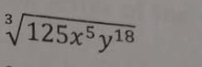 sqrt[3](125x^5y^(18))