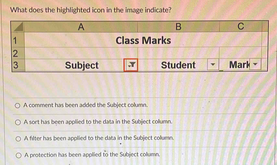 Solved: What does the highlighted icon in the image indicate? A comment ...
