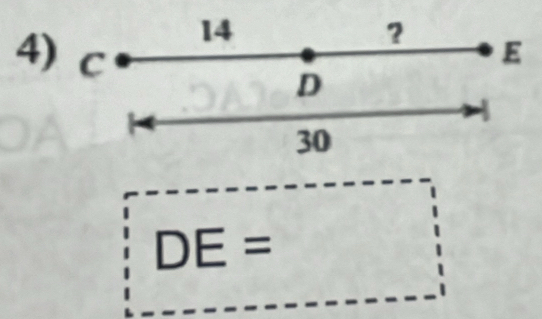 4
DE =