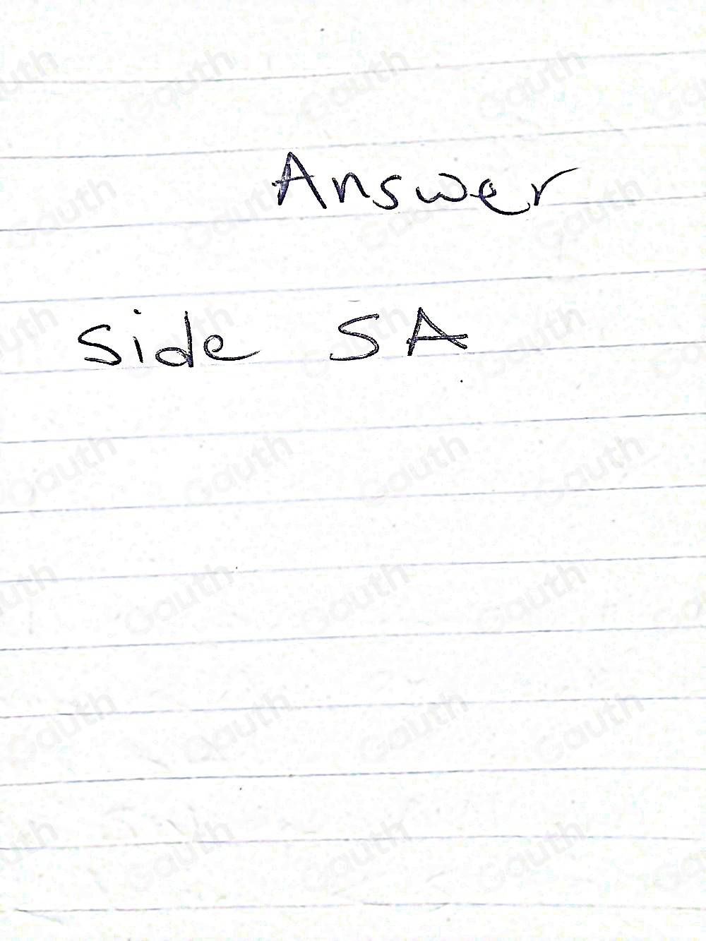 Solved: Included side between ∠ A and ∠ W. side SA side SW side WA [Math]