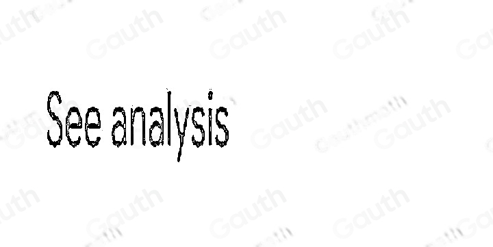 See analysis