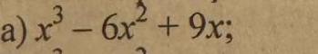 x^3-6x^2+9x;