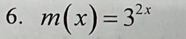 m(x)=3^(2x)