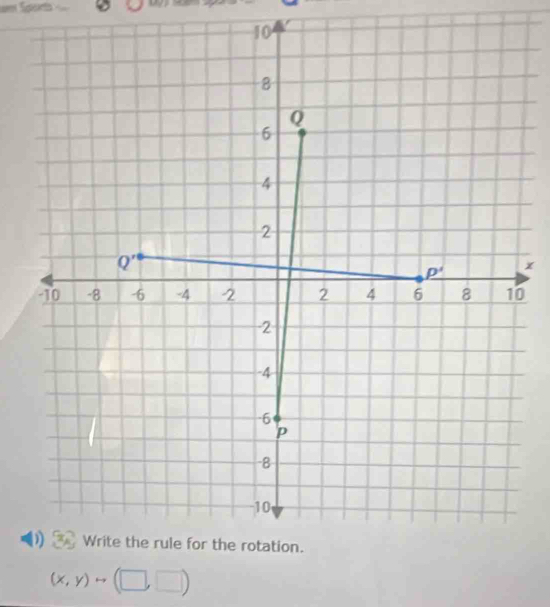 Spes     
x
0
(x,y)rightarrow (□ ,□ )