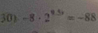 -8· 2^(frac 0.5x)=-88