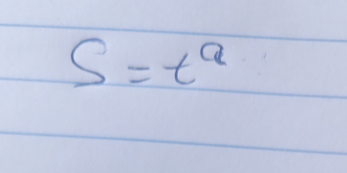 S=t^a