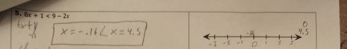 6x+1<9-2x</tex>