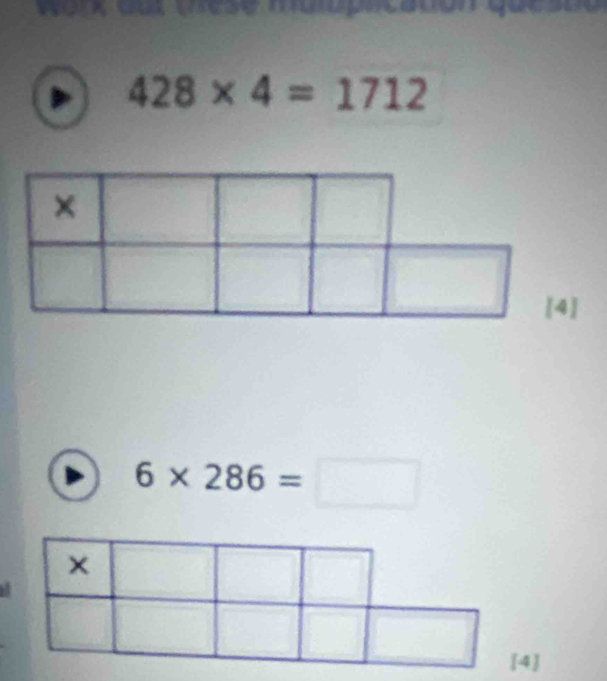 428* 4=1712
6* 286=□