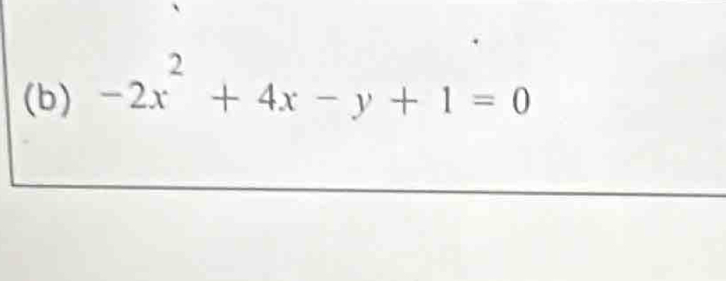 -2x^2+4x-y+1=0