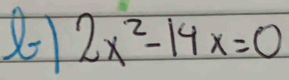 2x^2-14x=0