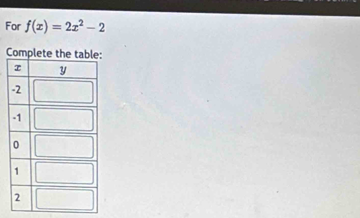 For f(x)=2x^2-2
Comp