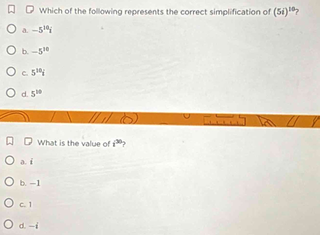 Solved: Which of the following represents the correct simplification of ...